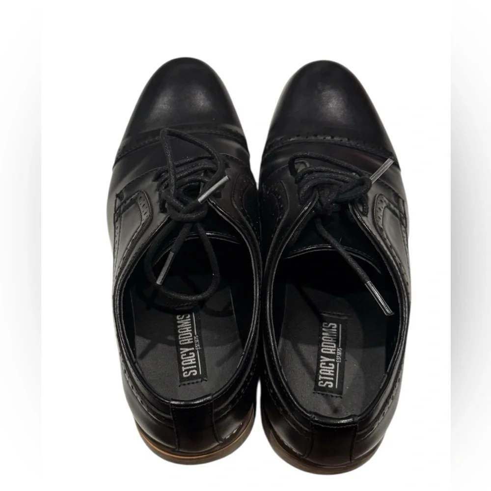 Stacy Adams Little Boy Dickinson Cap Toe Oxford Shoe Size 4